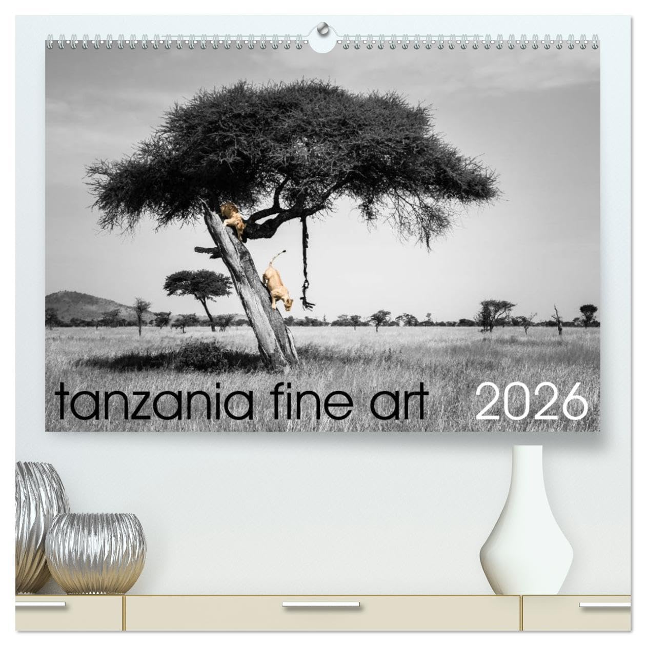 tanzania fine art (High Quality Premium Wall Calendar 2026 DIN A2 landscape),CALVENDO 12 Month Wall Calendar: Wilderness in focus Leisure, Home & Garden