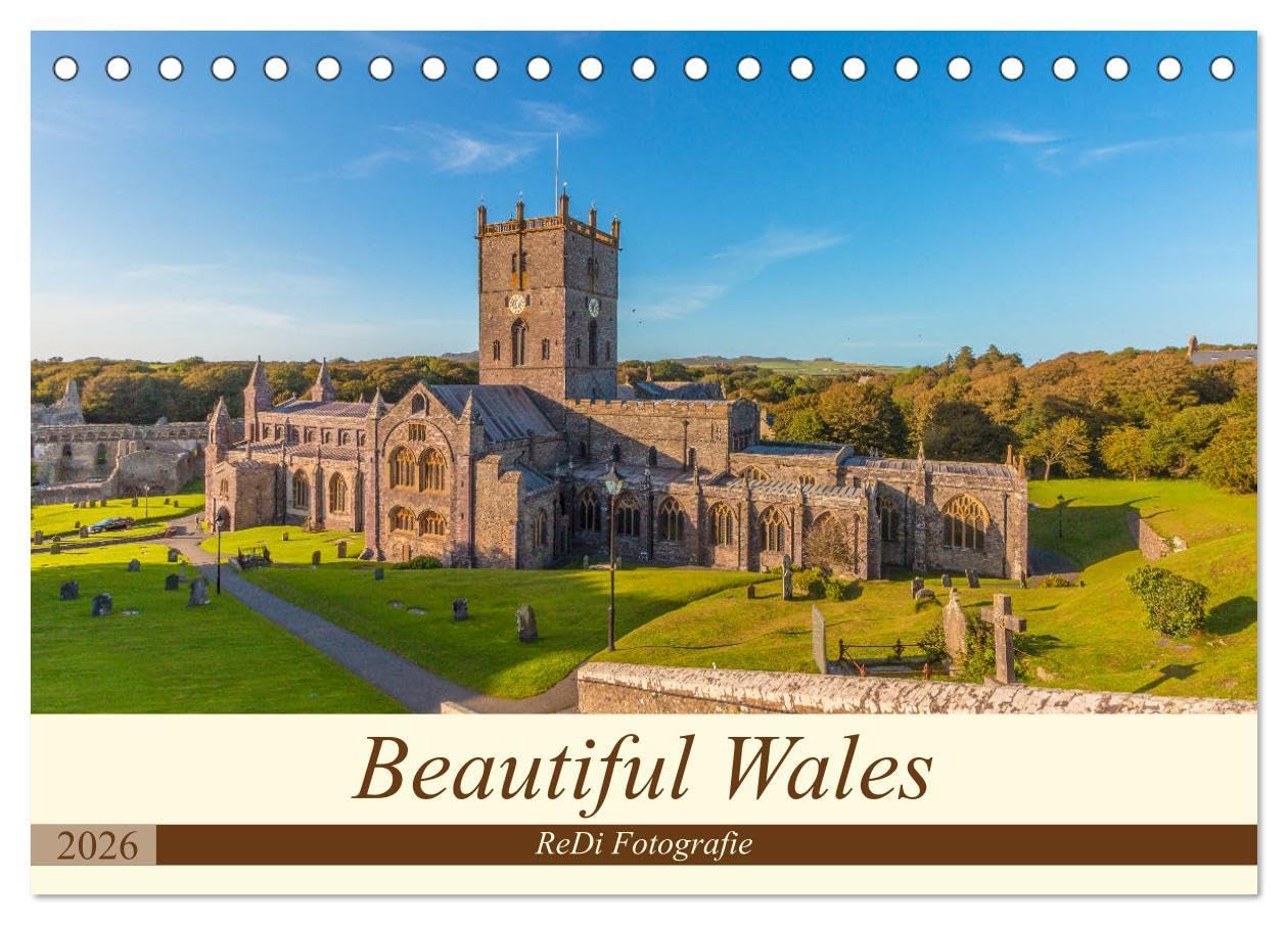 Beautiful Wales (Desk Calendar 2026 DIN A5 landscape), CALVENDO 12 Month DeskCalendar: Experience the beauty of Wales Leisure, Home & Garden