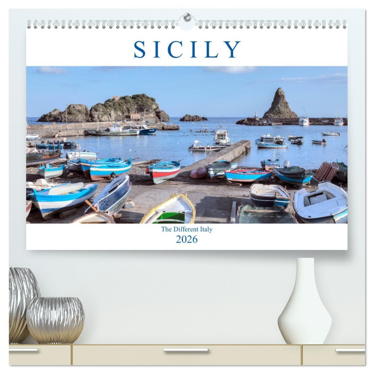 Sicily The Different Italy (High Quality Premium Wall Calendar 2026 DIN A2 landscape),CALVENDO 12 Month Wall Calendar: Full of history, breathtaking ... cities and almost always sun - that is Sicily Leisure, Home & Garden