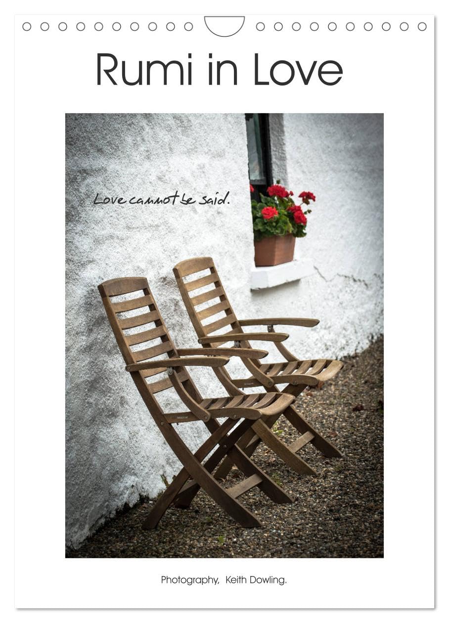 Rumi in Love (Wall Calendar 2026 DIN A4 portrait), CALVENDO 12 Month Wall Calendar: Rumi poetry with Irish images on the theme of love Social Sciences