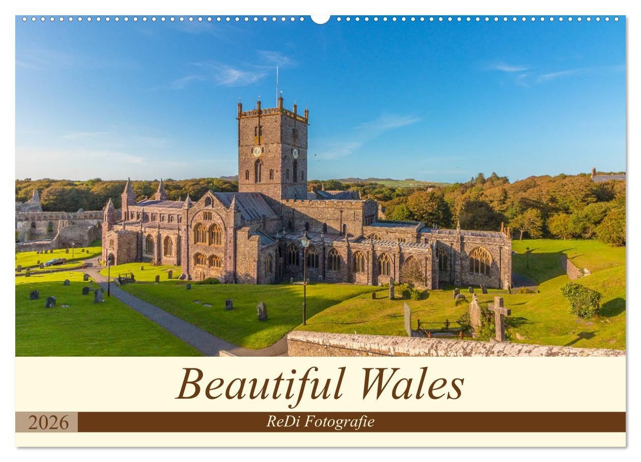 Beautiful Wales (Wall Calendar 2026 DIN A2 landscape), CALVENDO 12 Month Wall Calendar: Experience the beauty of Wales Leisure, Home & Garden