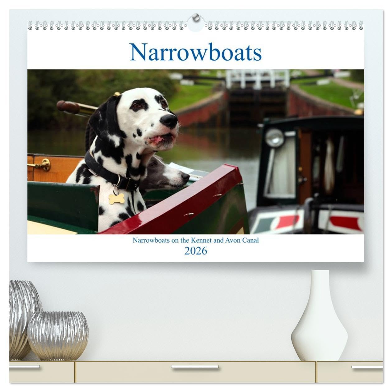 Narrowboats (High Quality Premium Wall Calendar 2026 DIN A2 landscape),CALVENDO 12 Month Wall Calendar: Narrowboats on the Kennet and Avon Canal Leisure, Home & Garden