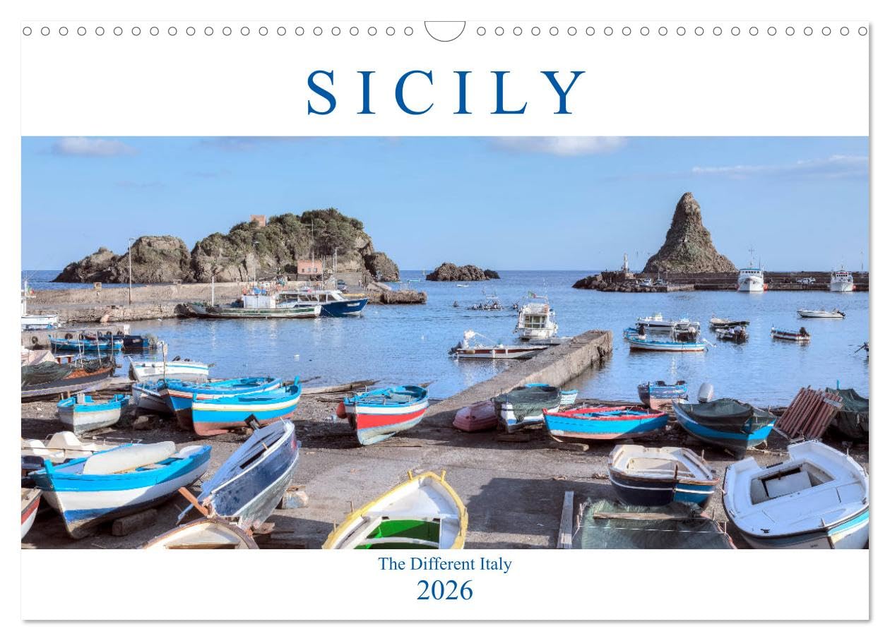 Sicily The Different Italy (Wall Calendar 2026 DIN A3 landscape), CALVENDO 12 Month Wall Calendar: Full of history, breathtaking landscape and charming cities and almost always sun - that is Sicily Leisure, Home & Garden
