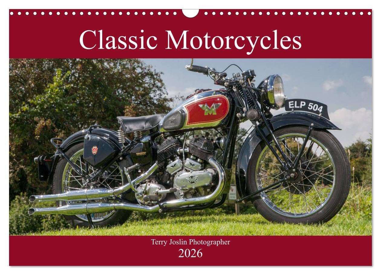 Classic Motorcycles (Wall Calendar 2026 DIN A3 landscape), CALVENDO 12 Month Wall Calendar: Classic Motorcycles is a high quality monthly calendar Leisure, Home & Garden