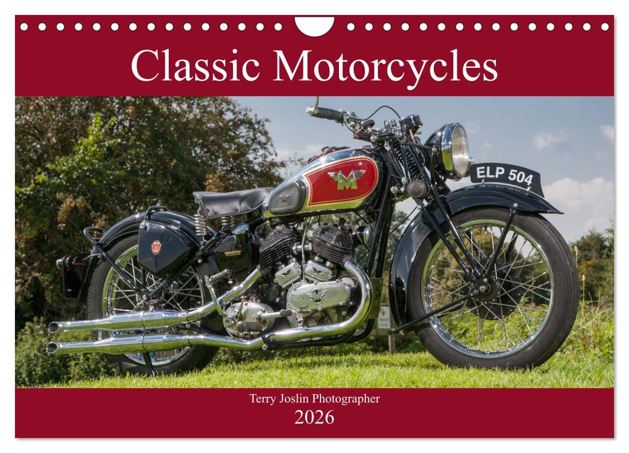 Classic Motorcycles (Wall Calendar 2026 DIN A4 landscape), CALVENDO 12 Month Wall Calendar: Classic Motorcycles is a high quality monthly calendar Leisure, Home & Garden