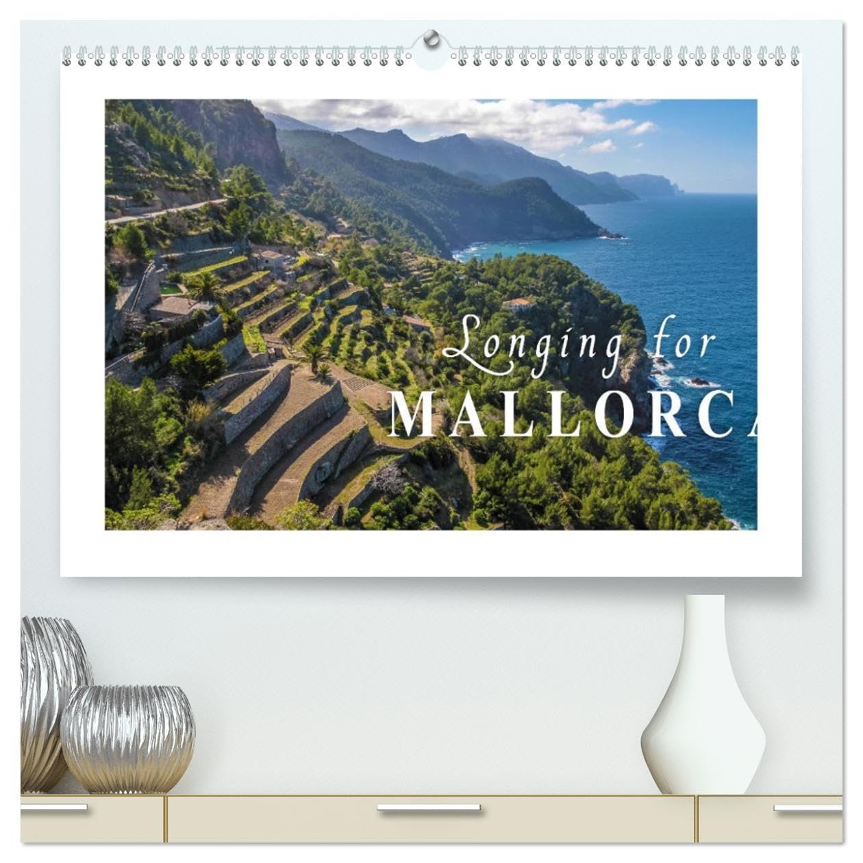 Longing for Mallorca (High Quality Premium Wall Calendar 2026 DIN A2 landscape),CALVENDO 12 Month Wall Calendar: Rediscover the beautiful Balearic Island Film, Art & Culture