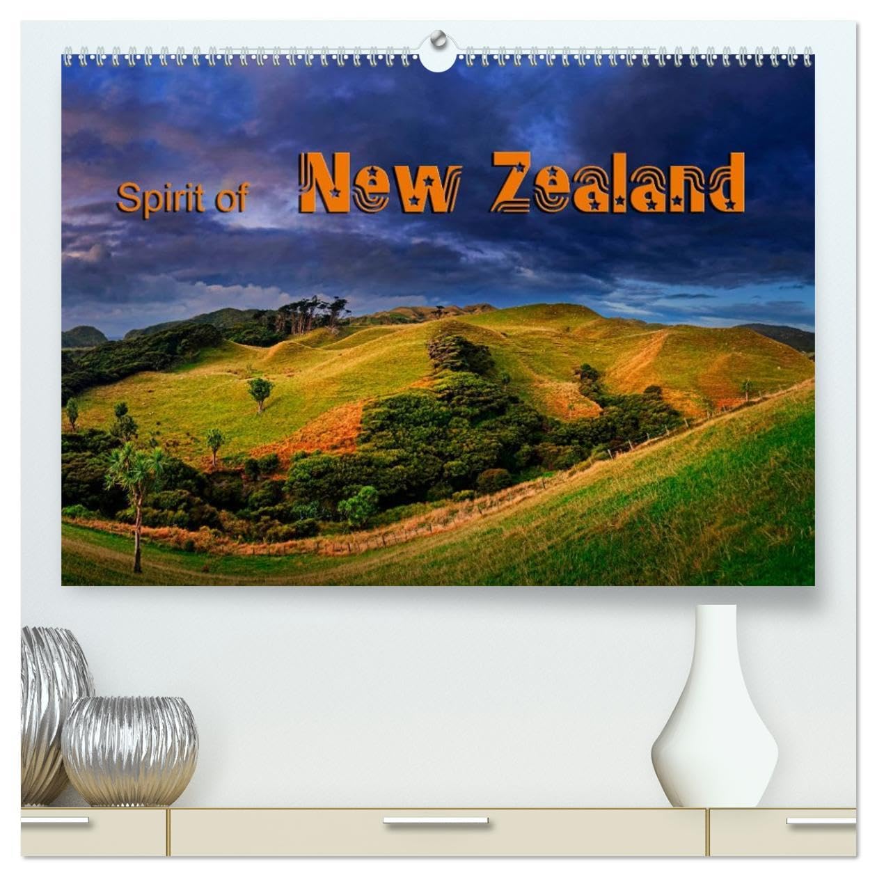 Spirit of New Zealand (High Quality Premium Wall Calendar 2026 DIN A2 landscape),CALVENDO 12 Month Wall Calendar: Beautiful landscapes and views of New Zealand Leisure, Home & Garden