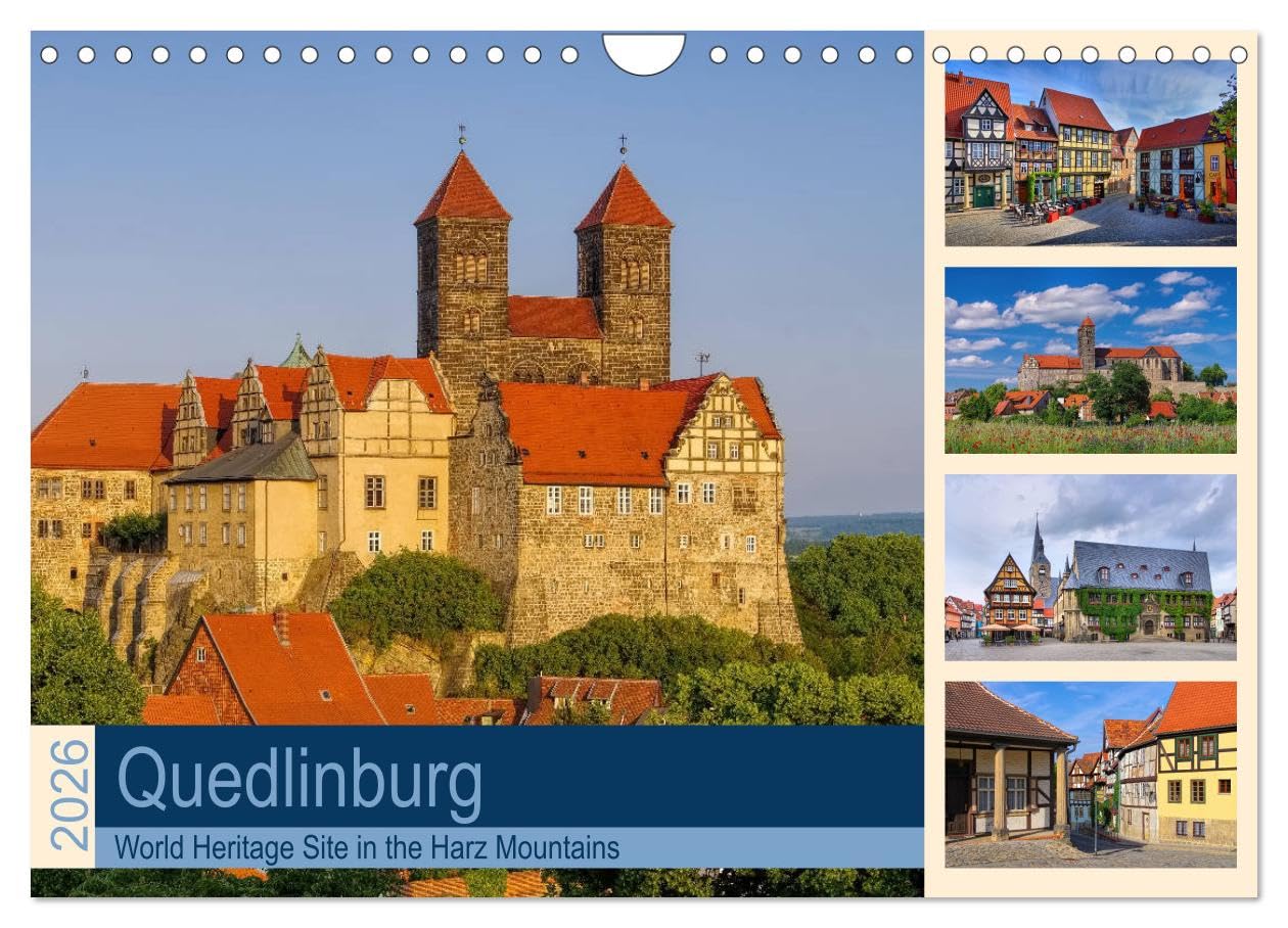 Quedlinburg - World Heritage Site in the Harz Mountains (Wall Calendar 2026 DIN A4 landscape), CALVENDO 12 Month Wall Calendar: A medieval town in Germany Leisure, Home & Garden