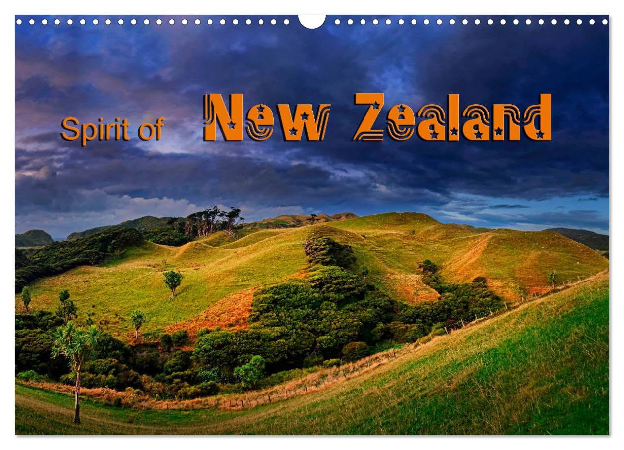 Spirit of New Zealand (Wall Calendar 2026 DIN A3 landscape), CALVENDO 12 Month Wall Calendar: Beautiful landscapes and views of New Zealand Leisure, Home & Garden