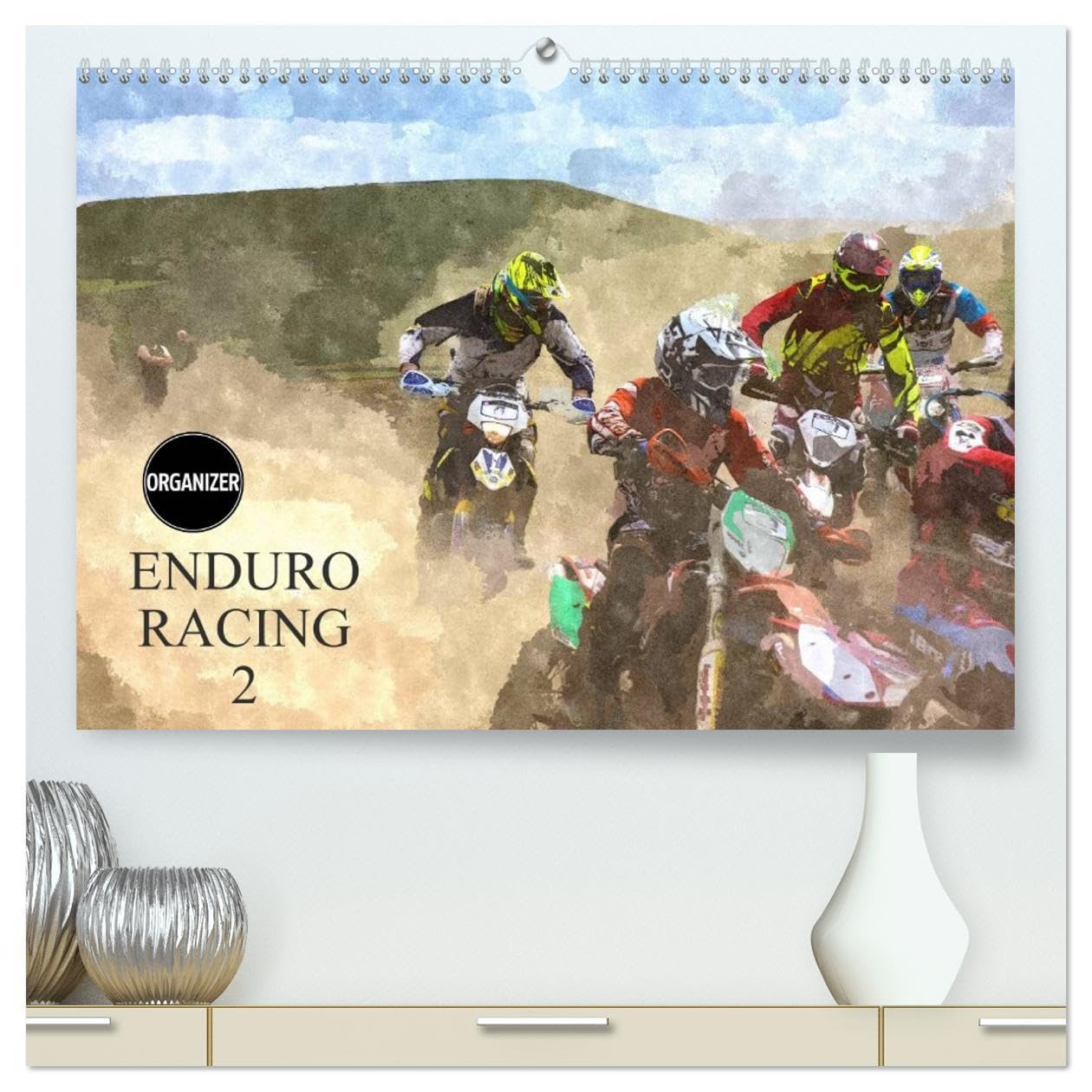 ENDURO RACING 2 (High Quality Premium Wall Calendar 2026 DIN A2 landscape),CALVENDO 12 Month Wall Calendar: Off road racing at its best Leisure & Fun
