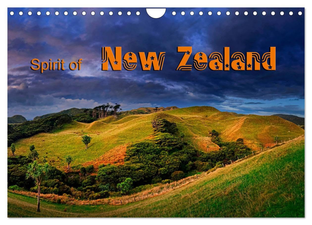 Spirit of New Zealand (Wall Calendar 2026 DIN A4 landscape), CALVENDO 12 Month Wall Calendar: Beautiful landscapes and views of New Zealand Leisure, Home & Garden