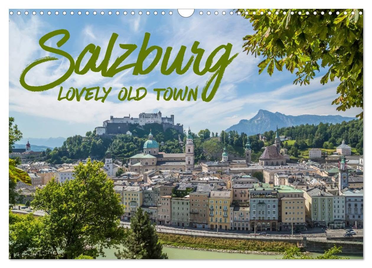 SALZBURG Lovely Old Town (Wall Calendar 2026 DIN A3 landscape), CALVENDO 12 Month Wall Calendar: Picturesque cityscapes above the rooftops Leisure, Home & Garden