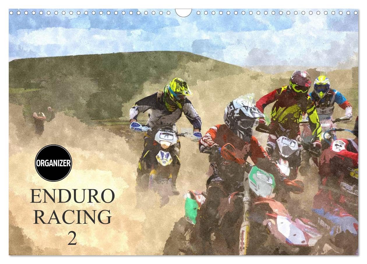 ENDURO RACING 2 (Wall Calendar 2026 DIN A3 landscape), CALVENDO 12 Month Wall Calendar: Off road racing at its best Leisure & Fun