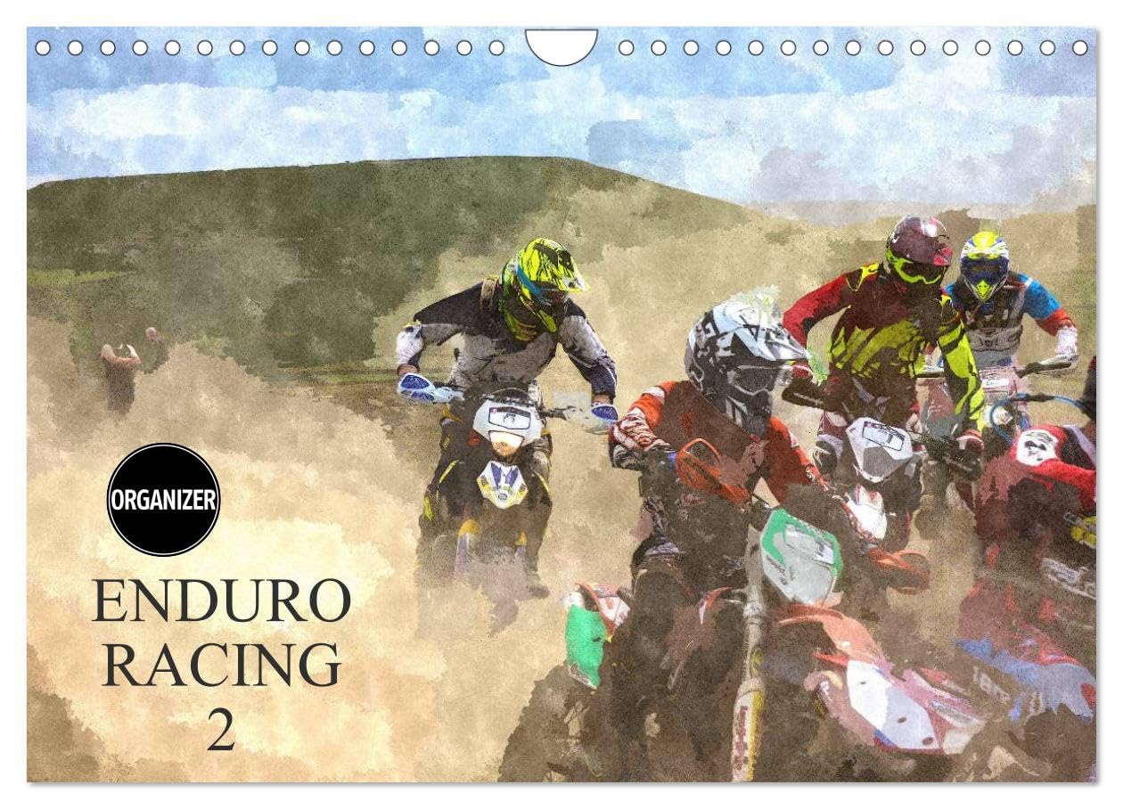 ENDURO RACING 2 (Wall Calendar 2026 DIN A4 landscape), CALVENDO 12 Month Wall Calendar: Off road racing at its best Leisure & Fun