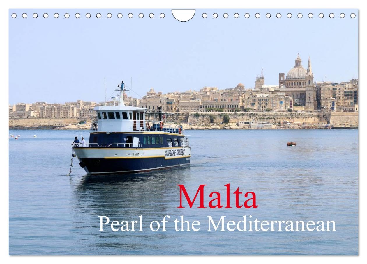 Malta Pearl of the Mediterranean (Wall Calendar 2026 DIN A4 landscape), CALVENDO 12 Month Wall Calendar: Pearl of the Mediterranean Leisure, Home & Garden