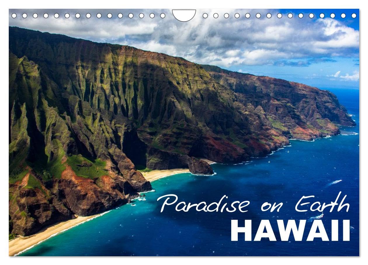Paradise on Earth HAWAII (Wall Calendar 2026 DIN A4 landscape), CALVENDO 12 Month Wall Calendar: Atmospheric calendar with impressions from Hawaii Film, Art & Culture