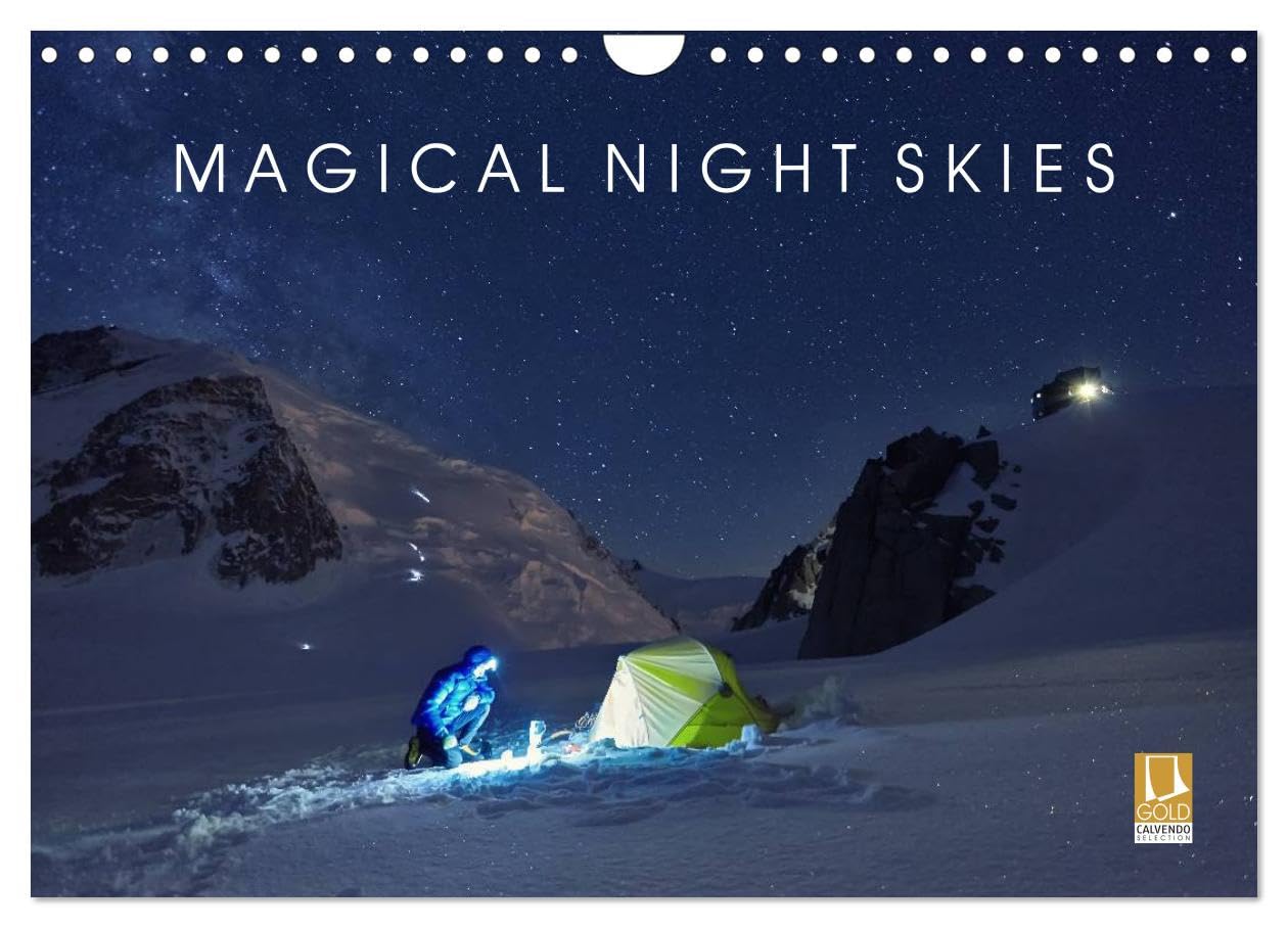 Magical Night Skies (Wall Calendar 2026 DIN A4 landscape), CALVENDO 12 Month Wall Calendar: An enchanting journey under the starry skies of the Alps Film, Art & Culture