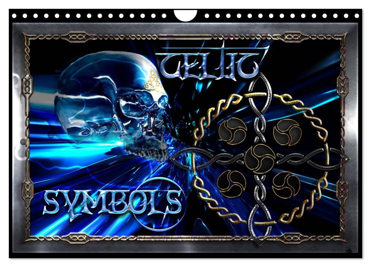 Celtic Symbols (Wall Calendar 2026 DIN A4 landscape), CALVENDO 12 Month Wall Calendar: Magical celtic illustrations of the Bluesax universe Film, Art & Culture