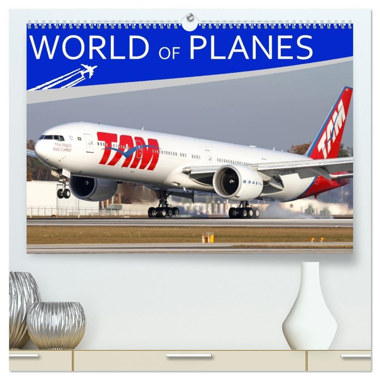 World of Planes (High Quality Premium Wall Calendar 2026 DIN A2 landscape),CALVENDO 12 Month Wall Calendar: This calendar contains stunning aircraft ... light situations and perspectives. Books