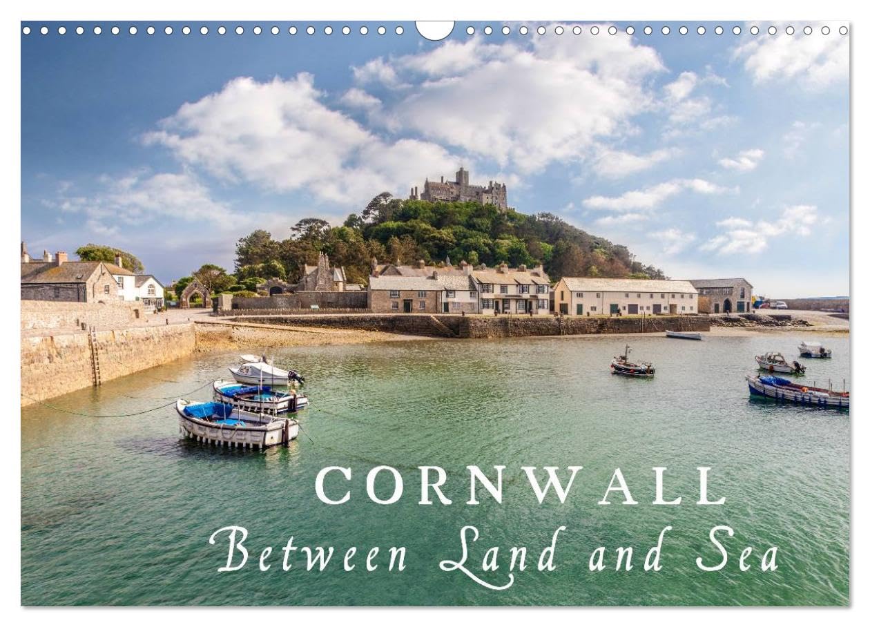 Cornwall - Between Land and Sea (Wall Calendar 2026 DIN A3 landscape), CALVENDO 12 Month Wall Calendar: Discover the fascinating coastlines, the rough beauty and the purity of Cornwall. Film, Art & Culture