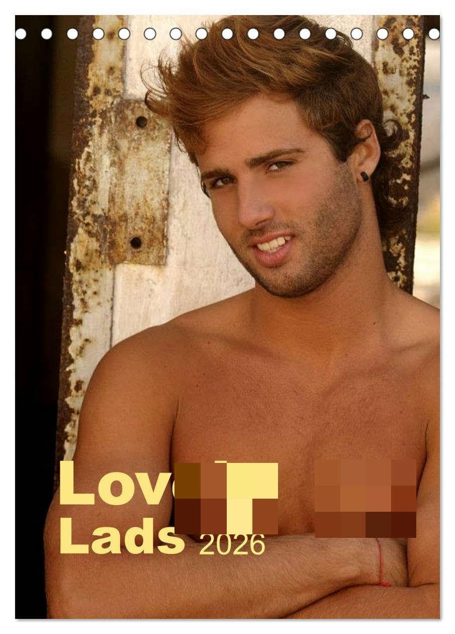 Lovely Lads 2026 (Desk Calendar 2026 DIN A5 portrait), CALVENDO 12 Month DeskCalendar: An extraordinary erotic collection of 12 refreshing male pinups in colour. Social Sciences