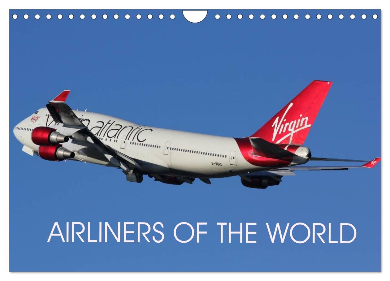 Airliners of the World (Wall Calendar 2026 DIN A4 landscape), CALVENDO 12 Month Wall Calendar: Images of aircraft from round the world Books