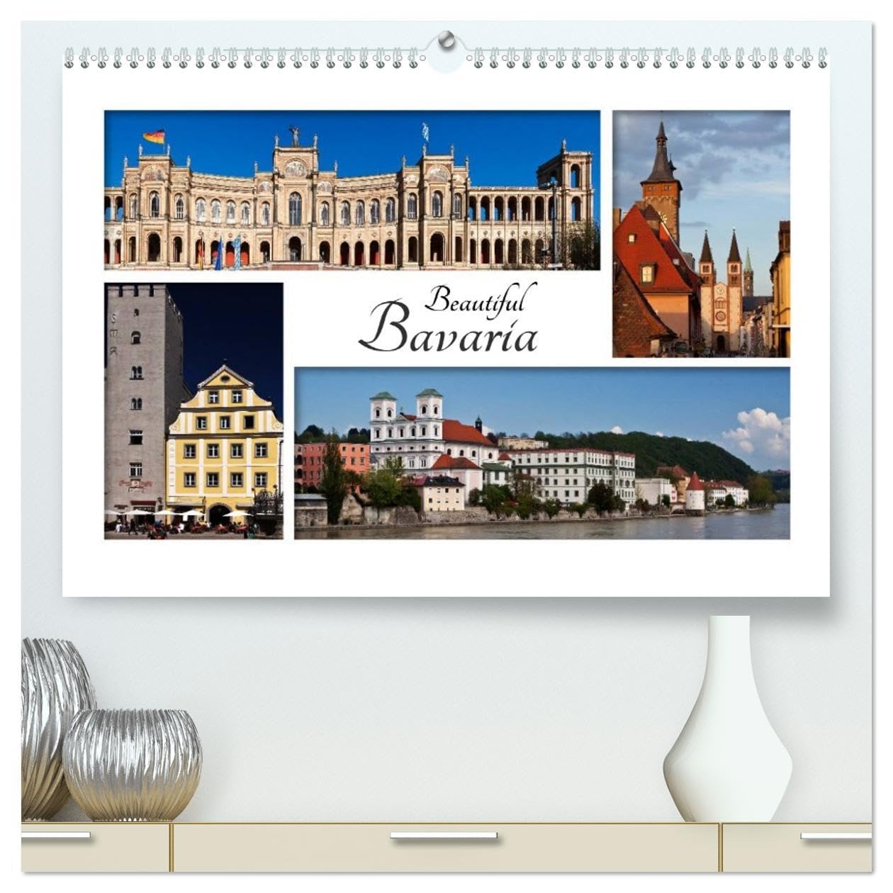 Beautiful Bavaria (High Quality Premium Wall Calendar 2026 DIN A2 landscape),CALVENDO 12 Month Wall Calendar: The beauty of Bavarian landscapes and lovely old towns will fascinate you! Leisure, Home & Garden