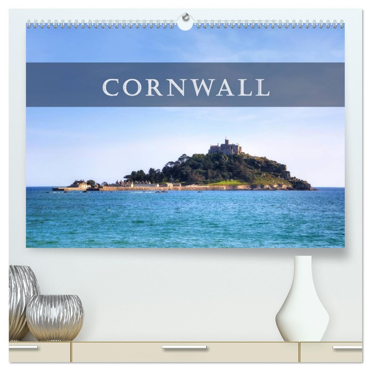 Cornwall (High Quality Premium Wall Calendar 2026 DIN A2 landscape),CALVENDO 12 Month Wall Calendar: Cornwall - rugged cliffs and picture perfect bays Leisure, Home & Garden