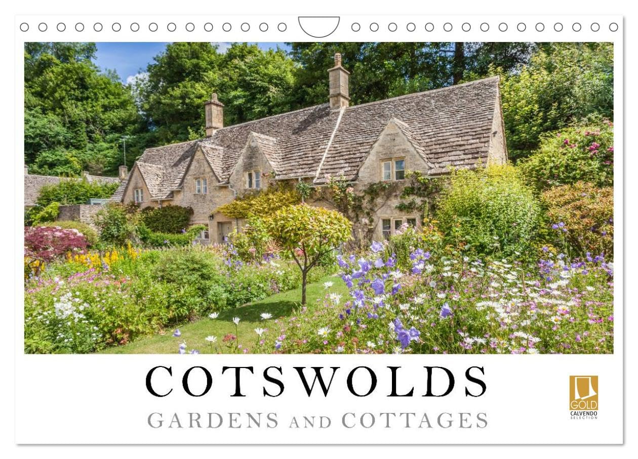 Cotswolds Gardens and Cottages (Wall Calendar 2026 DIN A4 landscape), CALVENDO 12 Month Wall Calendar: The Cotswolds is one of the most beautiful and magnificent areas in the green heart of England. Film, Art & Culture