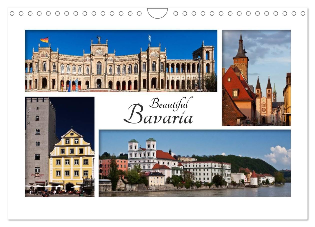 Beautiful Bavaria (Wall Calendar 2026 DIN A4 landscape), CALVENDO 12 Month Wall Calendar: The beauty of Bavarian landscapes and lovely old towns will fascinate you! Leisure, Home & Garden