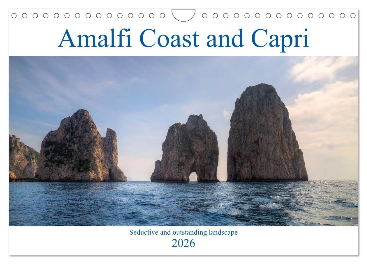 Amalfi Coast and Capri (Wall Calendar 2026 DIN A4 landscape), CALVENDO 12 Month Wall Calendar: The Amalfi Coast and the island Capri are thought to be one of the most beautiful Mediterranean regions. Leisure, Home & Garden