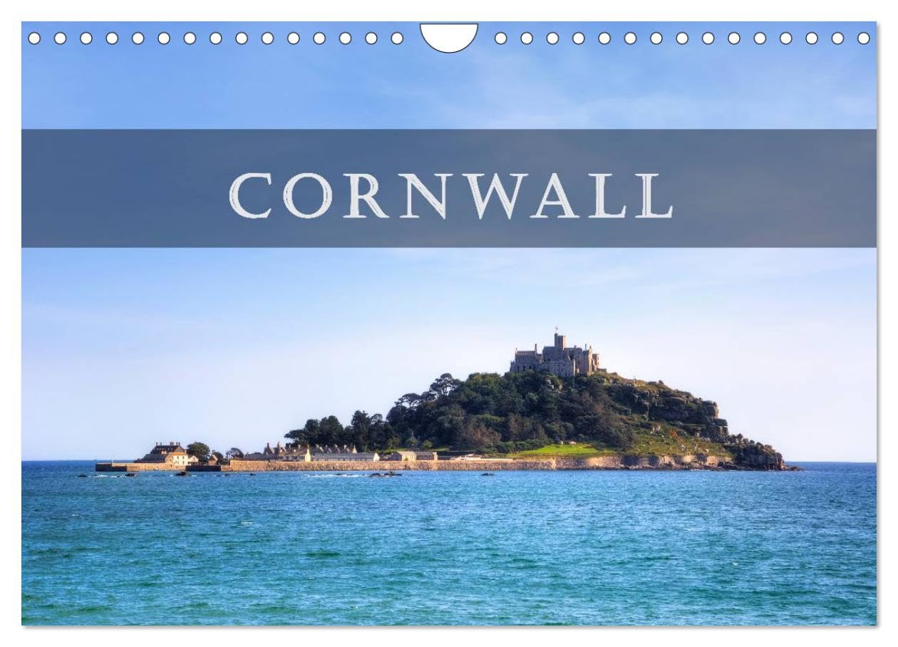 Cornwall (Wall Calendar 2026 DIN A4 landscape), CALVENDO 12 Month Wall Calendar: Cornwall - rugged cliffs and picture perfect bays Leisure, Home & Garden