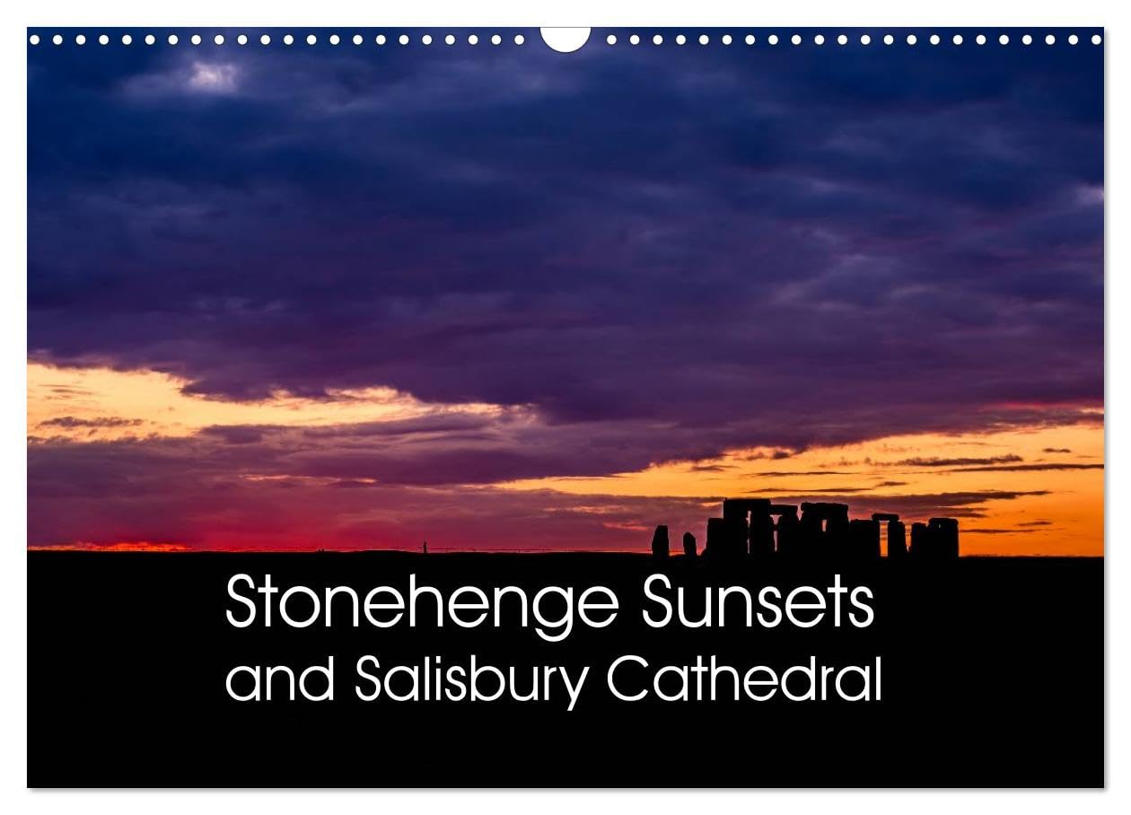 Stonehenge Sunsets & Salisbury Cathedral (Wall Calendar 2026 DIN A3 landscape), CALVENDO 12 Month Wall Calendar: Stonehenge sunsets taken as ... photographs with different moods and drama. Film, Art & Culture