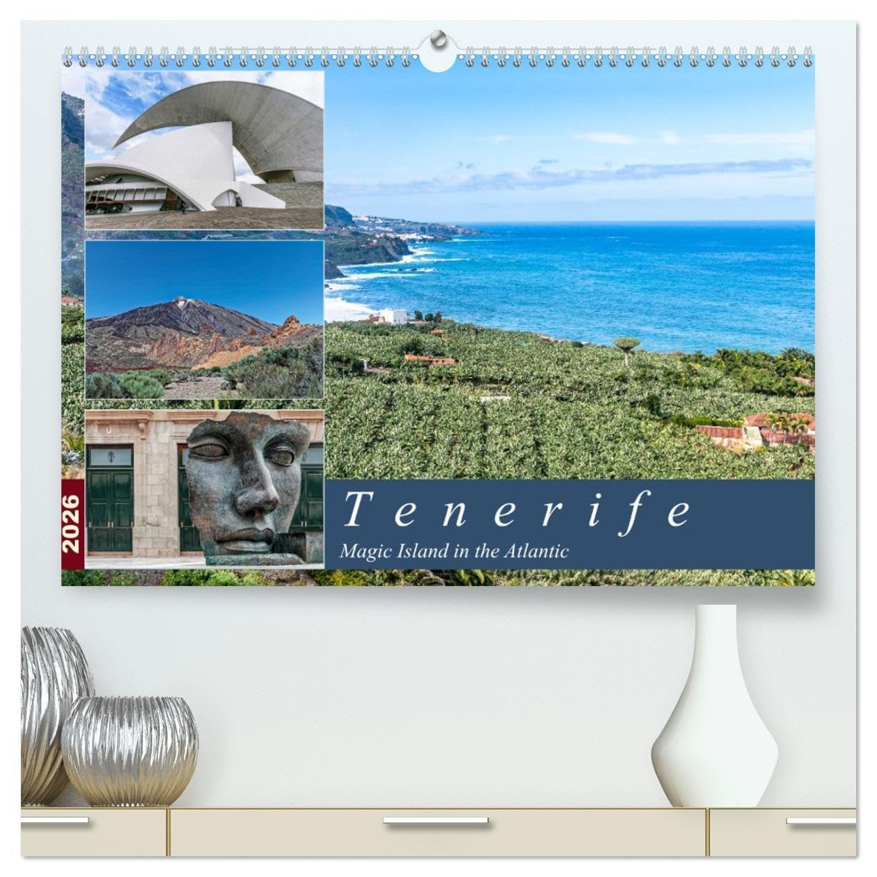 Tenerife - Magic Island in the Atlantic (High Quality Premium Wall Calendar 2026 DIN A2 landscape),CALVENDO 12 Month Wall Calendar: Impressions of the volcanic Canary island off the coast of Africa. Film, Art & Culture