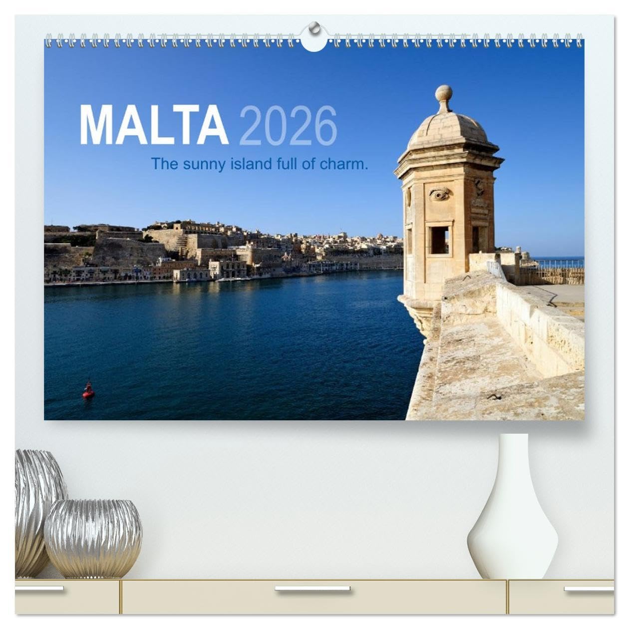 Malta. The sunny island full of charm. (High Quality Premium Wall Calendar 2026 DIN A2 landscape),CALVENDO 12 Month Wall Calendar: Some fantastic photographs of the islands Malta and Gozo. Leisure, Home & Garden