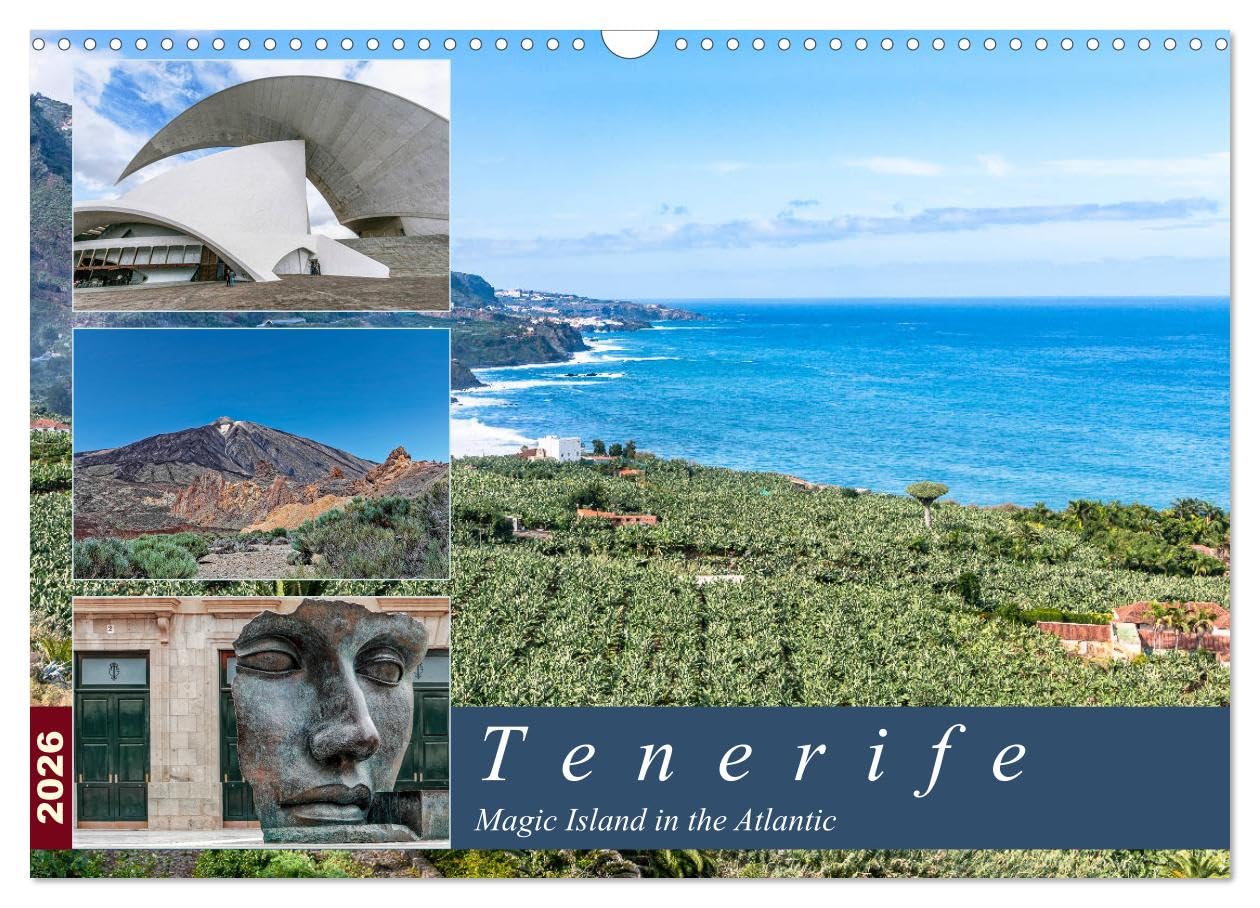 Tenerife - Magic Island in the Atlantic (Wall Calendar 2026 DIN A3 landscape), CALVENDO 12 Month Wall Calendar: Impressions of the volcanic Canary island off the coast of Africa. Film, Art & Culture