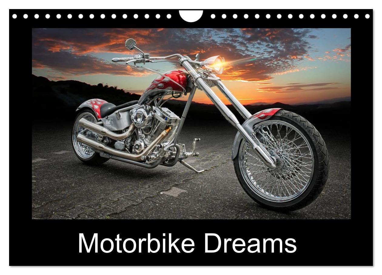 Motorbike Dreams (Wall Calendar 2026 DIN A4 landscape), CALVENDO 12 Month Wall Calendar: Choppers and Custom Bikes Photography