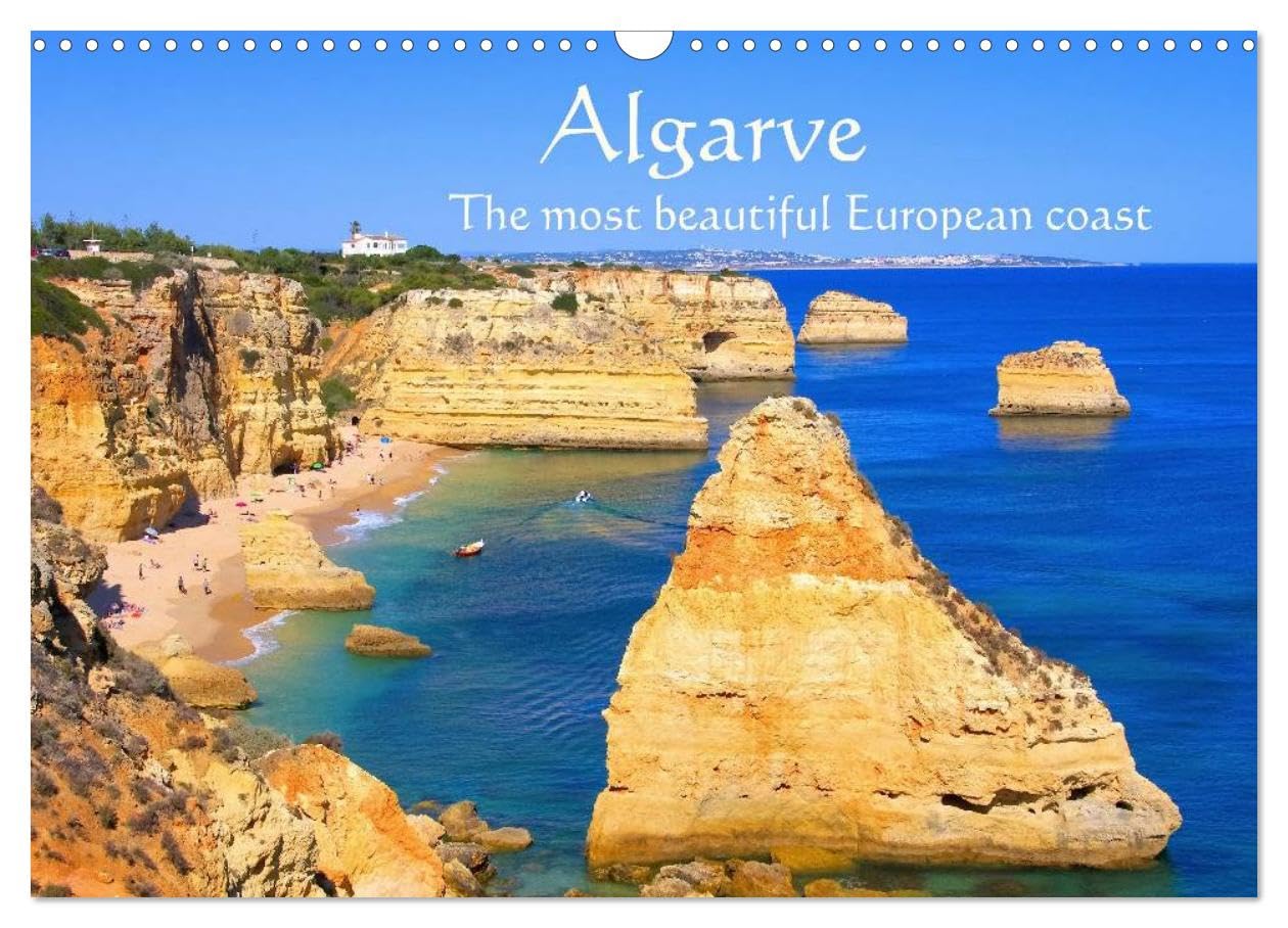 Algarve - The most beautiful European coast (Wall Calendar 2026 DIN A3 landscape), CALVENDO 12 Month Wall Calendar: Some of the wide sandy beaches in Portugal Leisure, Home & Garden