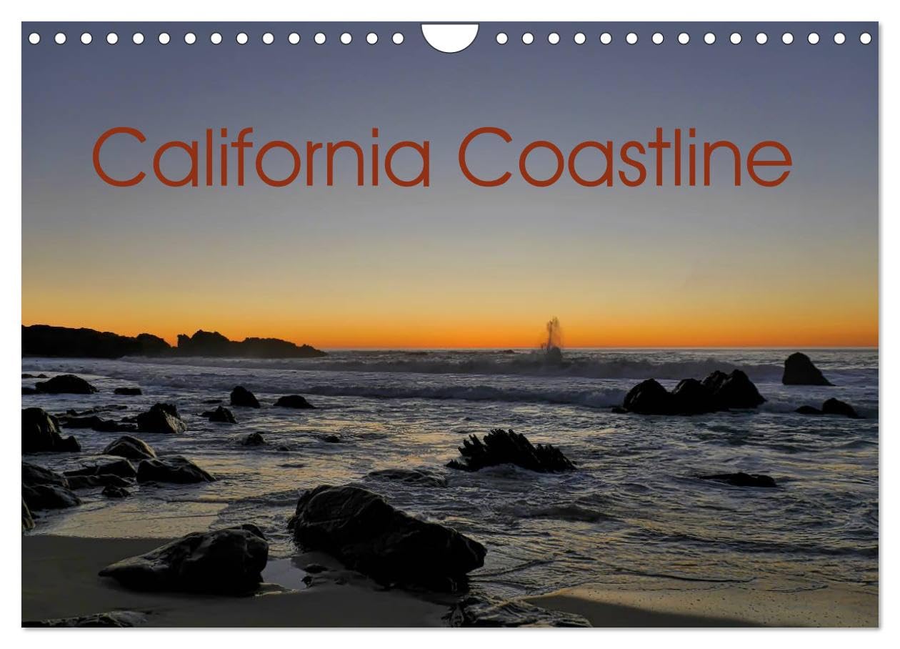 California Coasline (Wall Calendar 2026 DIN A4 landscape), CALVENDO 12 Month Wall Calendar: Landscape Photography of the coastline between Half Moon Bay and Big Sur Leisure, Home & Garden
