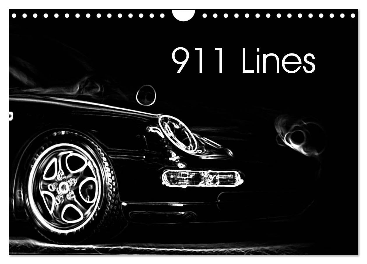 911 Lines (Wall Calendar 2026 DIN A4 landscape), CALVENDO 12 Month Wall Calendar: A German Sportscar in lines Social Sciences