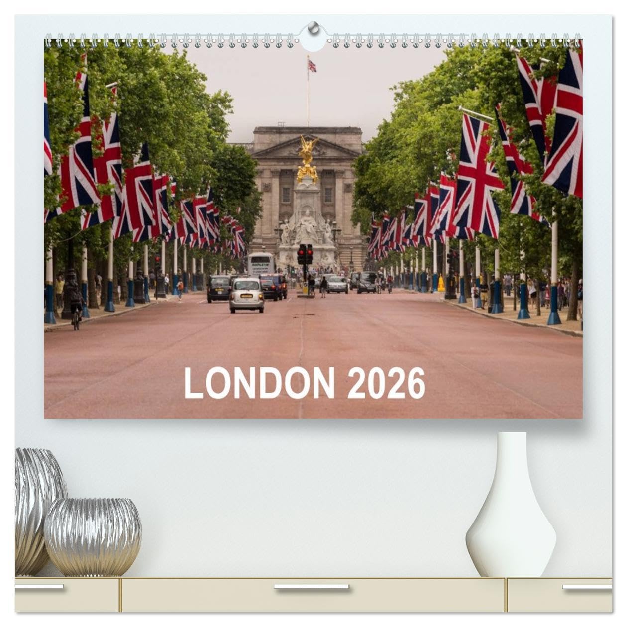 London 2026 (High Quality Premium Wall Calendar 2026 DIN A2 landscape),CALVENDO 12 Month Wall Calendar: Iconic images of London landmarks Leisure, Home & Garden