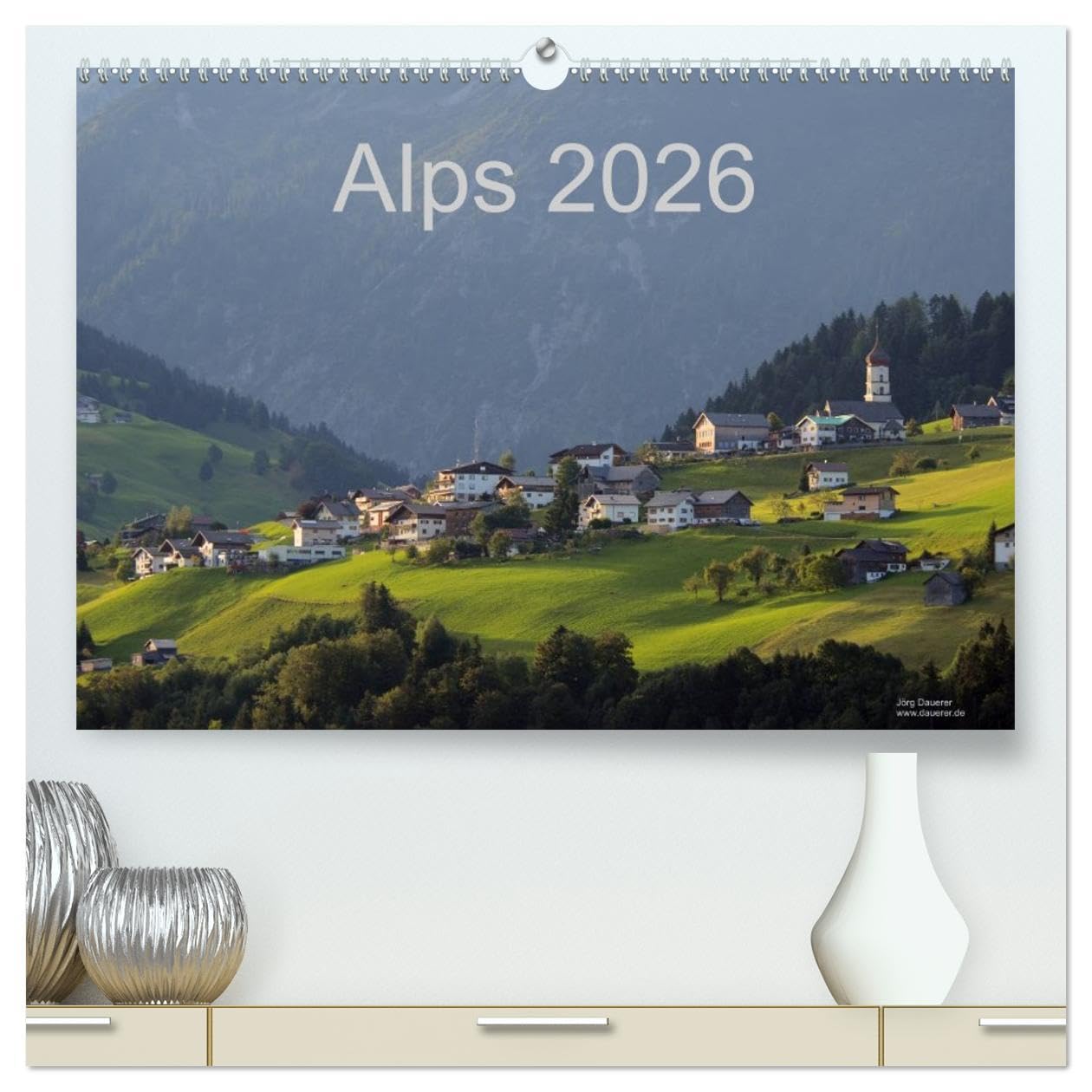 Alps 2026 (High Quality Premium Wall Calendar 2026 DIN A2 landscape),CALVENDO 12 Month Wall Calendar: Landscape, mountains, cities and villages of the alps in the heart of Europe Leisure, Home & Garden