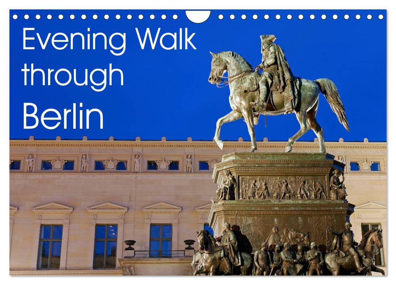 Evening Walk through Berlin (Wall Calendar 2026 DIN A4 landscape), CALVENDO 12 Month Wall Calendar: Berlin at Night Leisure, Home & Garden