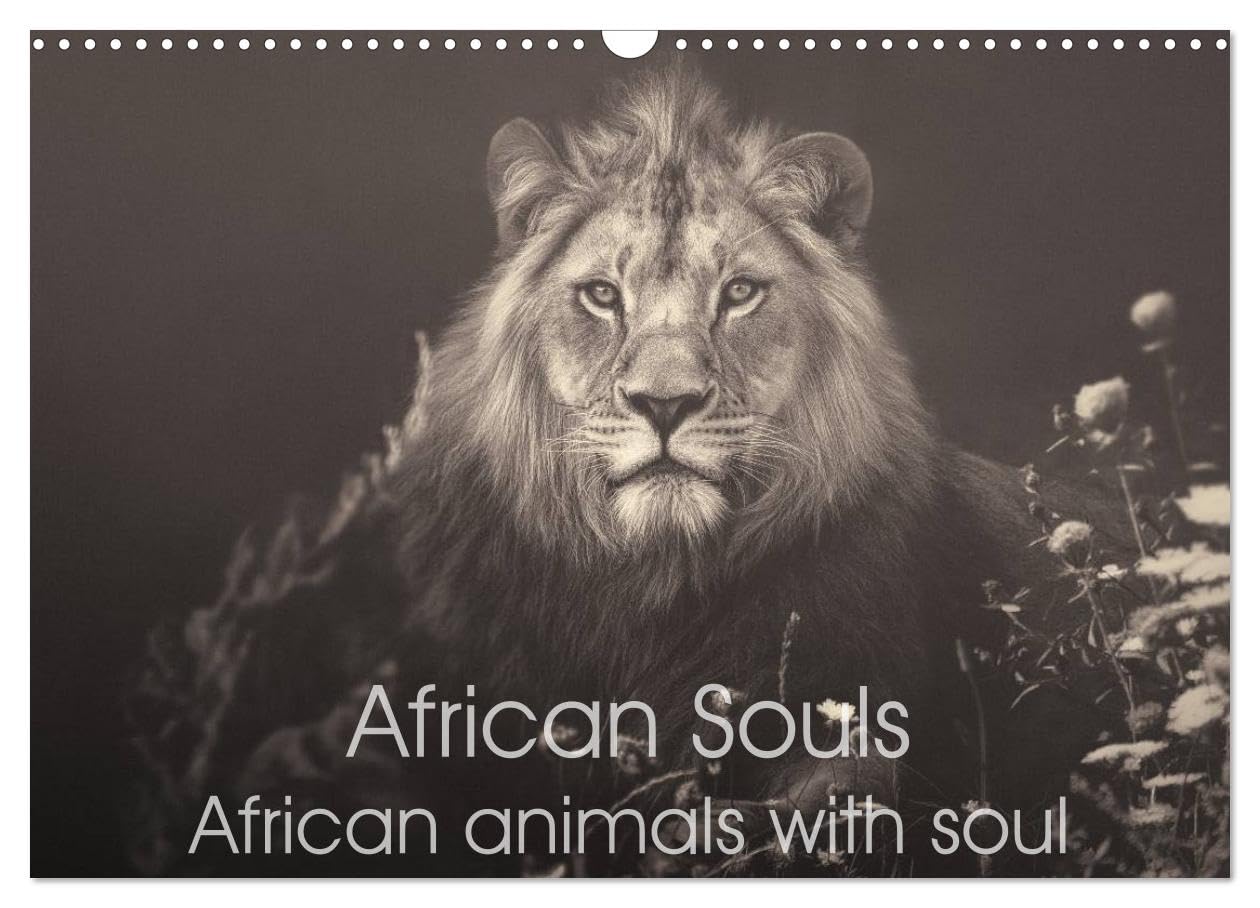African Souls African animals with soul (Wall Calendar 2026 DIN A3 landscape), CALVENDO 12 Month Wall Calendar: Enchanting animal souls of african nature Natural Sciences