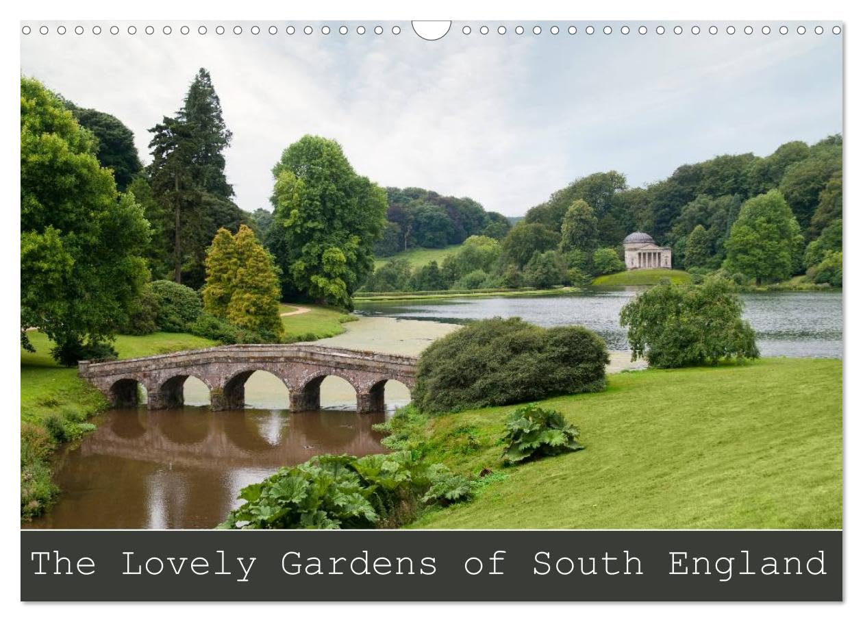 The Lovely Gardens of South England (Wall Calendar 2026 DIN A3 landscape), CALVENDO 12 Month Wall Calendar: The beautiful English Landscape Gardens of ... Places where you feel like in Paradise. Leisure, Home & Garden