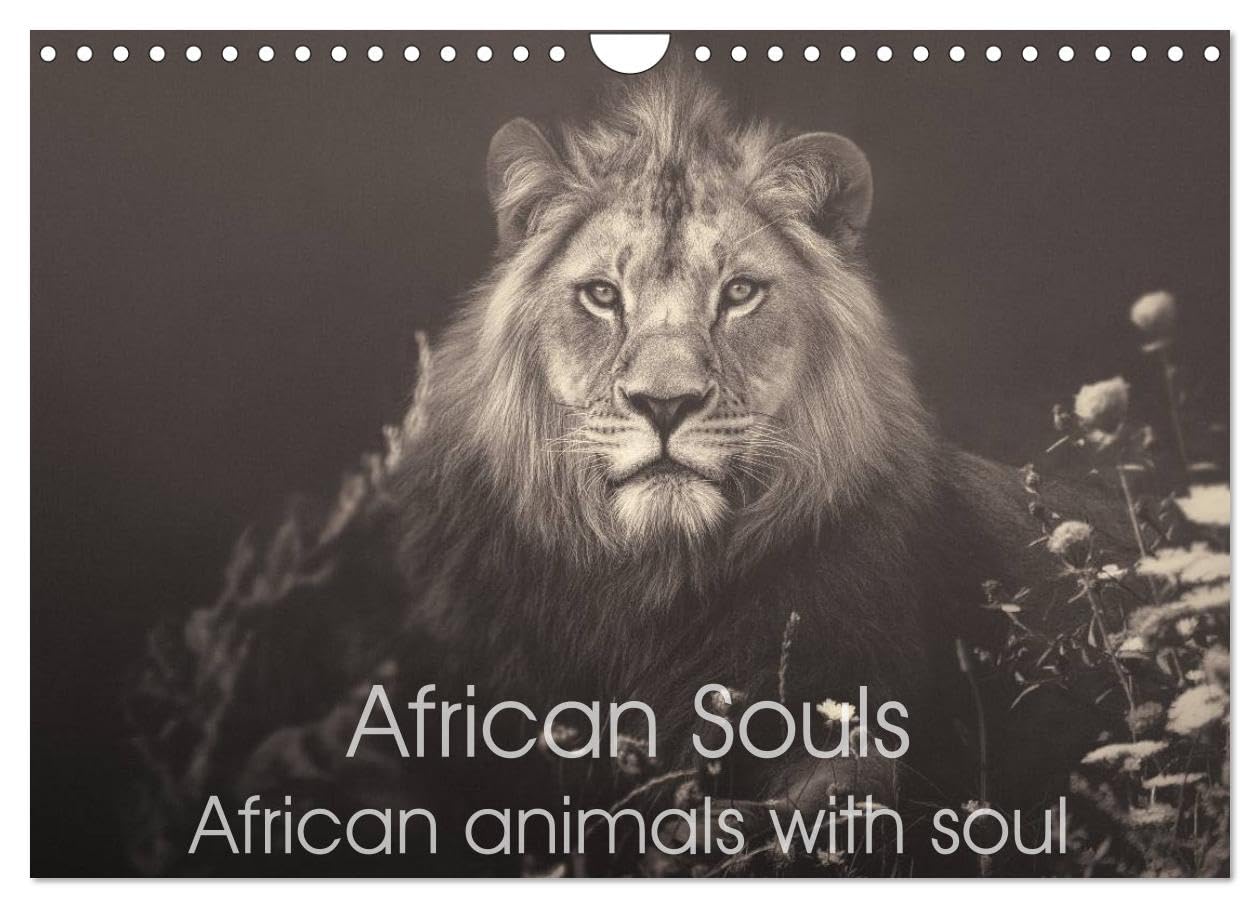 African Souls African animals with soul (Wall Calendar 2026 DIN A4 landscape), CALVENDO 12 Month Wall Calendar: Enchanting animal souls of african nature Natural Sciences