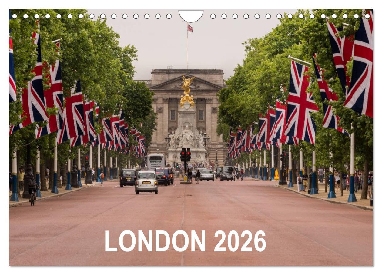London 2026 (Wall Calendar 2026 DIN A4 landscape), CALVENDO 12 Month Wall Calendar: Iconic images of London landmarks Leisure, Home & Garden