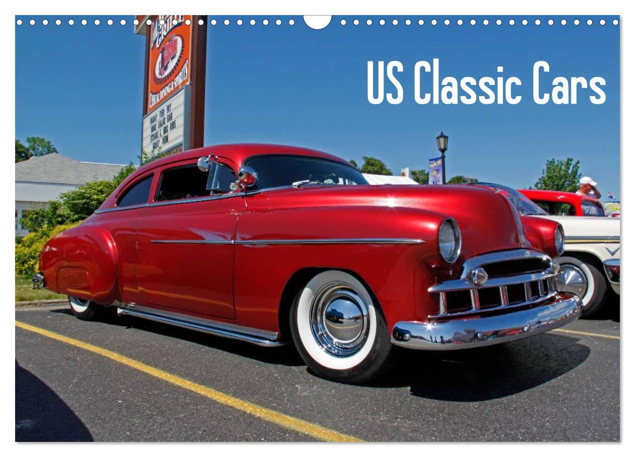 US Classic Cars (Wall Calendar 2026 DIN A3 landscape), CALVENDO 12 Month Wall Calendar: US Classic Cars Leisure, Home & Garden