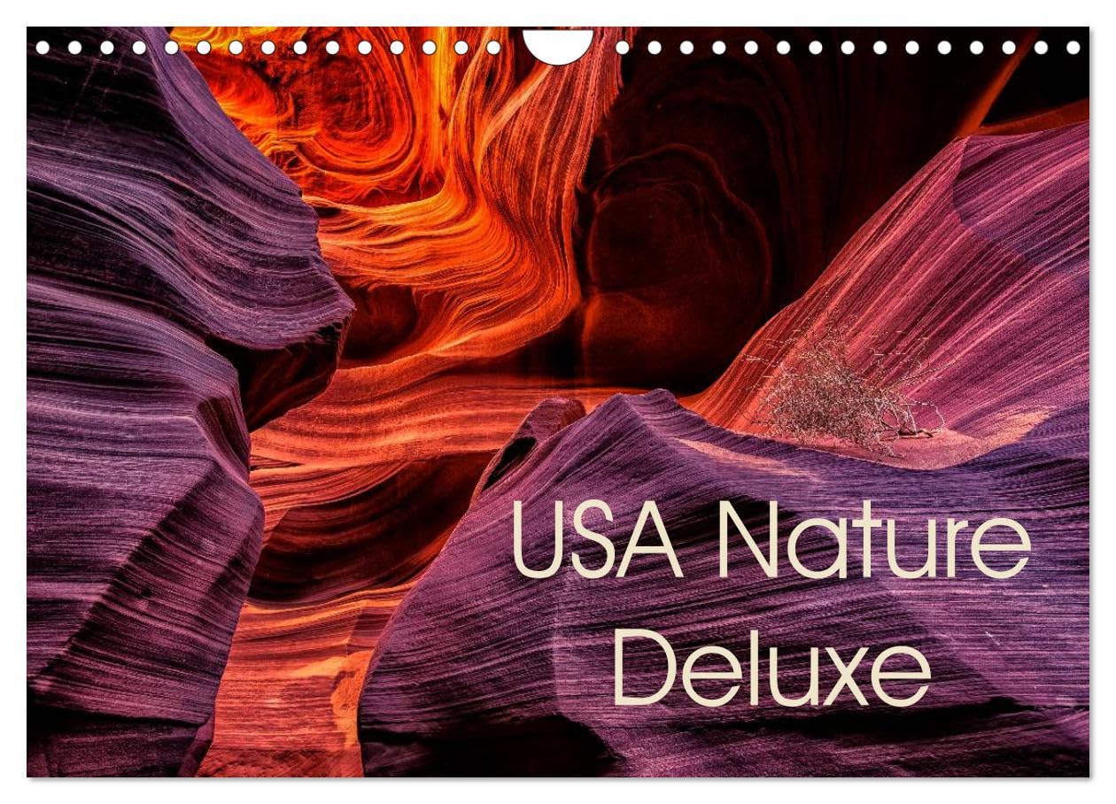 USA Nature Deluxe (Wall Calendar 2026 DIN A4 landscape), CALVENDO 12 Month Wall Calendar: Fantastic landscape calendar with a fine selection of pristine and breathtaking landscapes. Leisure, Home & Garden