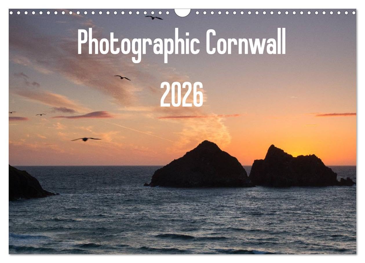 Photographic Cornwall 2026 (Wall Calendar 2026 DIN A3 landscape), CALVENDO 12 Month Wall Calendar: A stunning collection of images to celebrate Cornwall's varied countryside and coastline Film, Art & Culture